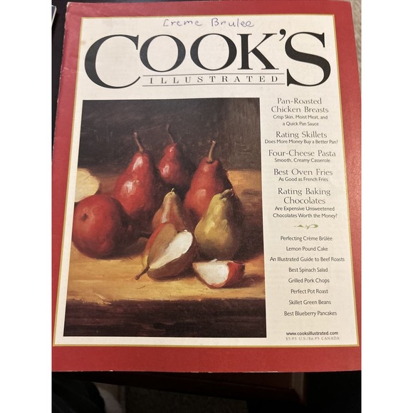 Cook's Illustrated Magazines Lot of 8 - Collectible Vintage Cooking Magazines - Picture 8 of 13